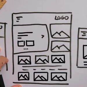 Website Design Wireframe.