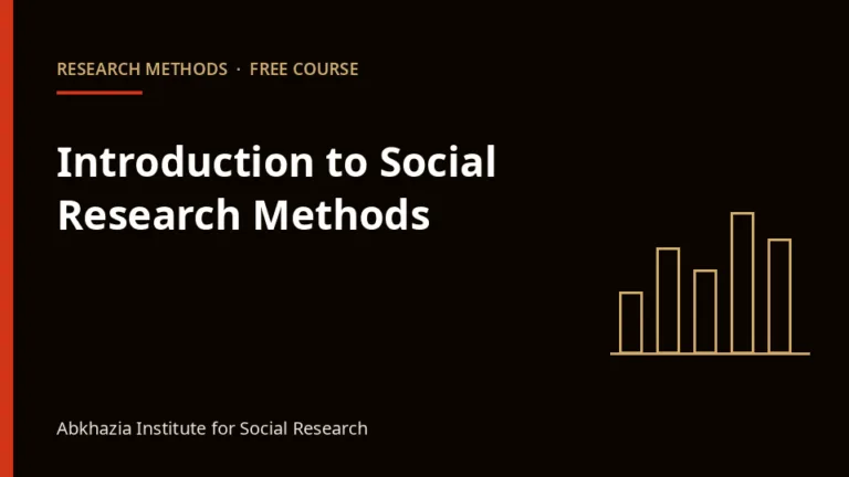 Introduction to Social Research Methods